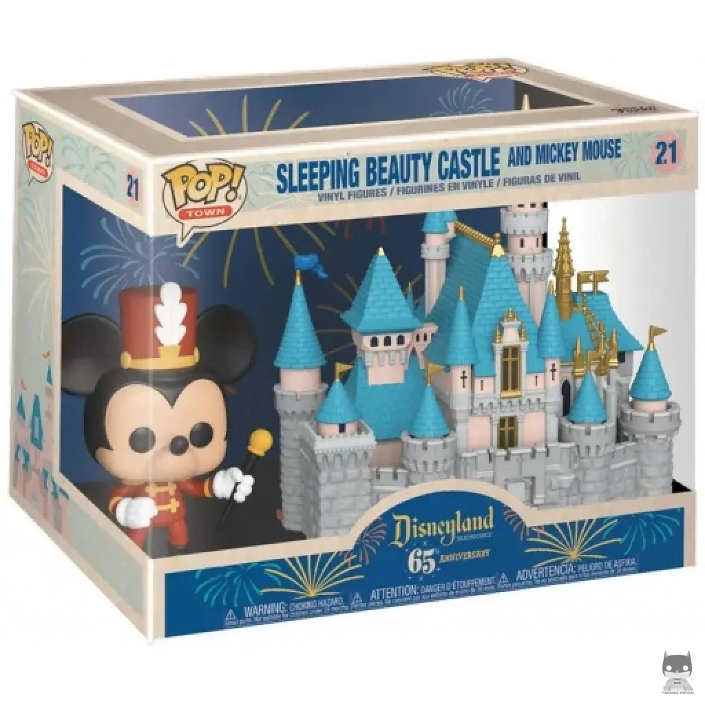 Figurine Funko POP Château de la Belle au Bois Dormant & Mickey Mouse avec boîte