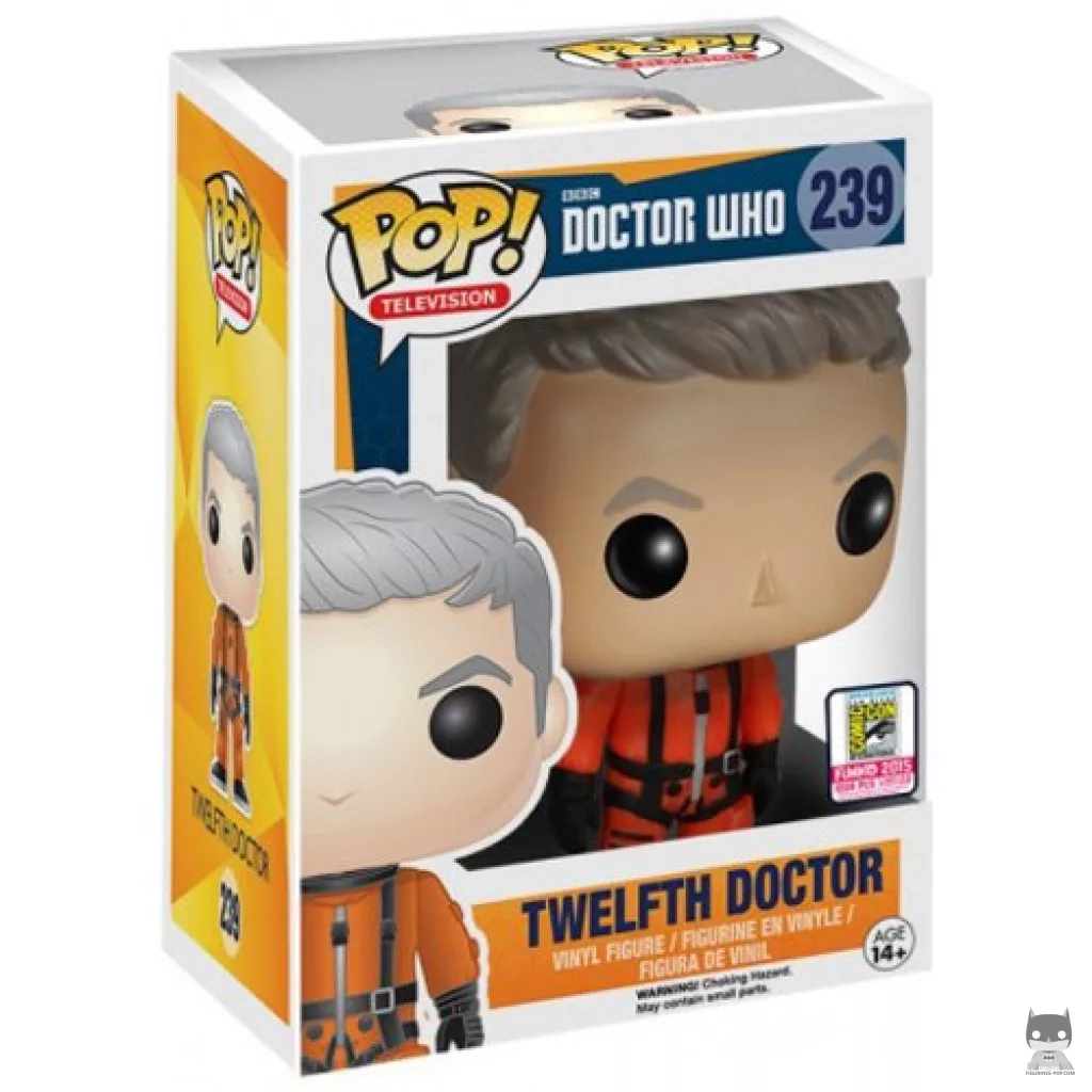 Figurine Funko POP 12ème Docteur (Combinaison Orange) avec boîte