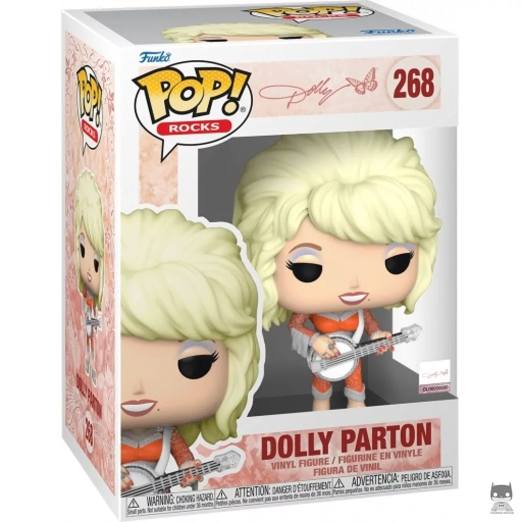 Figurine Funko POP Dolly Parton (Glastonbury 2014) avec boîte