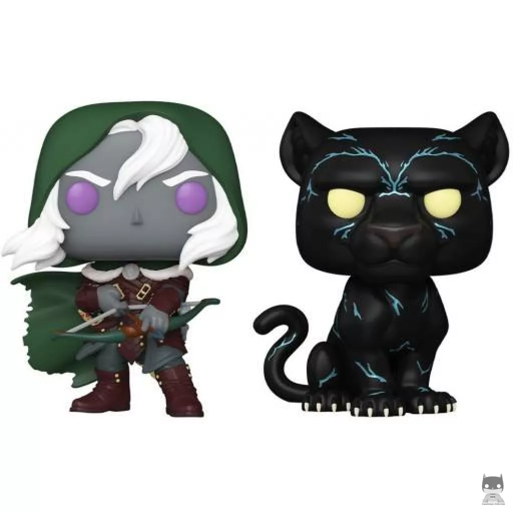Figurine Funko POP Drizzt Do'Urden & Guenhwyvar (Donjons & Dragons)