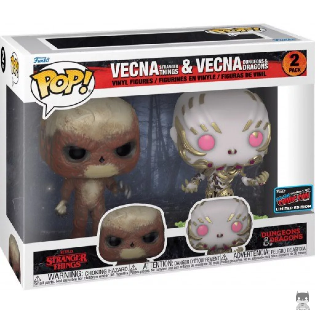 Figurine Funko POP Vecna Stranger Things & Vecna Dungeons & Dragons avec boîte