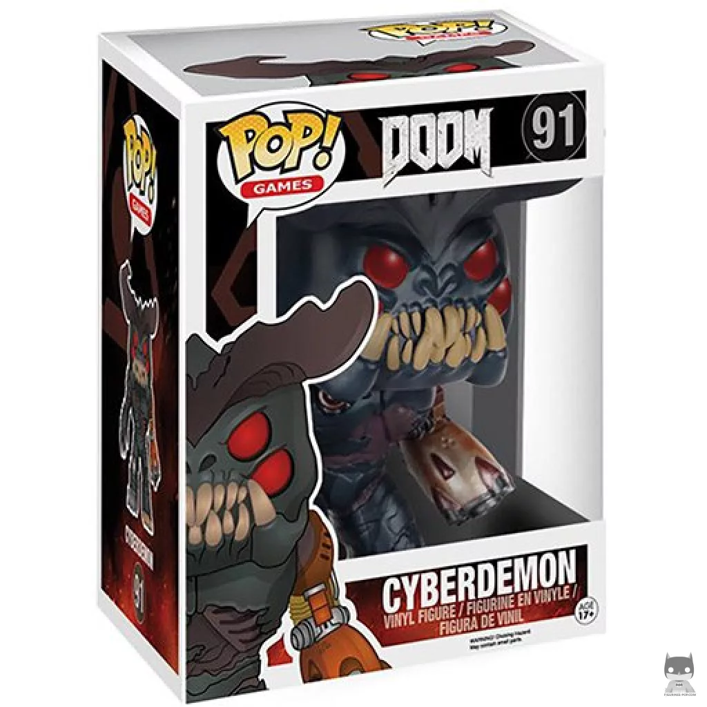Figurine Funko POP Cyberdemon (Supersized) avec boîte