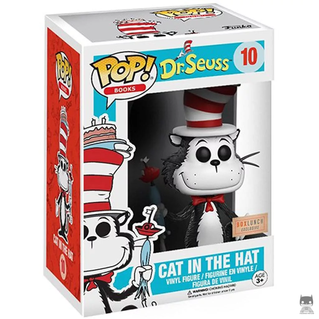 Figurine Funko POP Le Chat Chapeauté (avec Parapluie) avec boîte