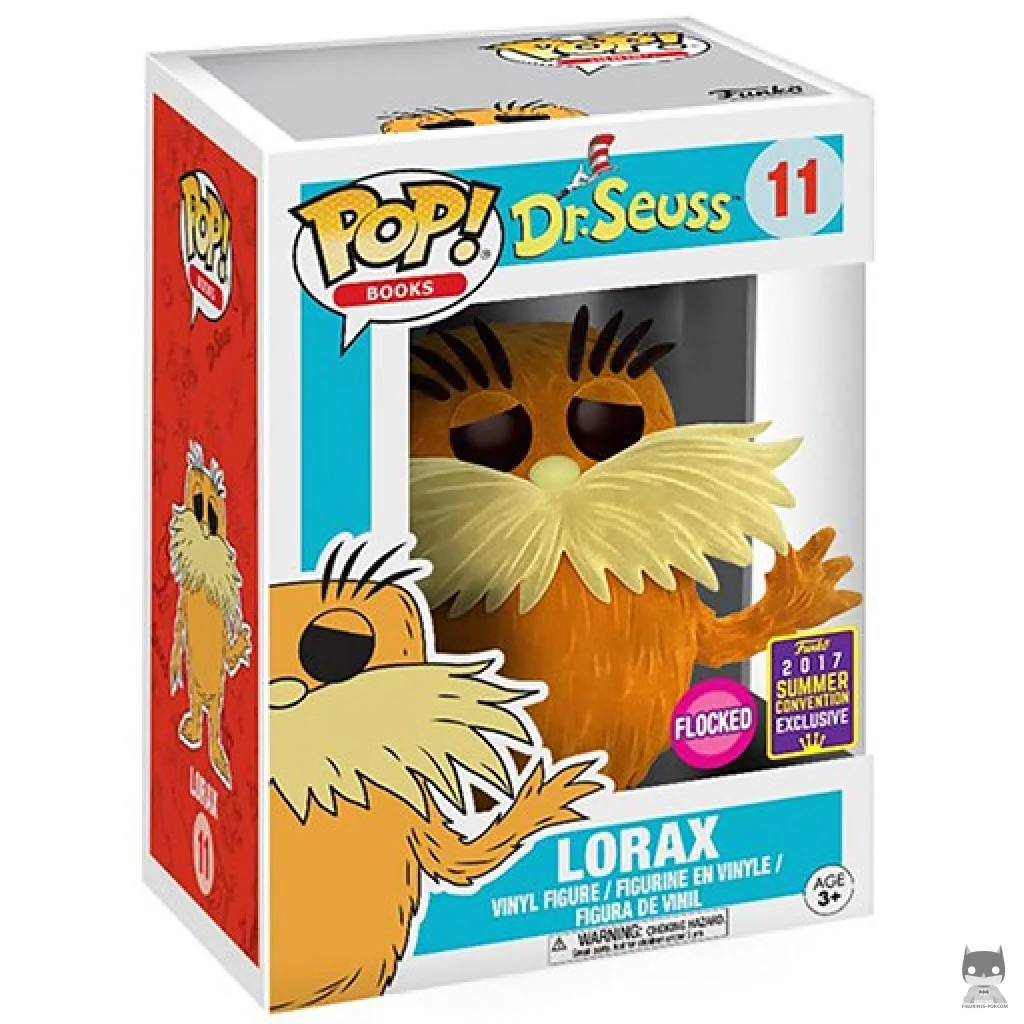 Figurine Funko POP Le Lorax (Flocked) avec boîte