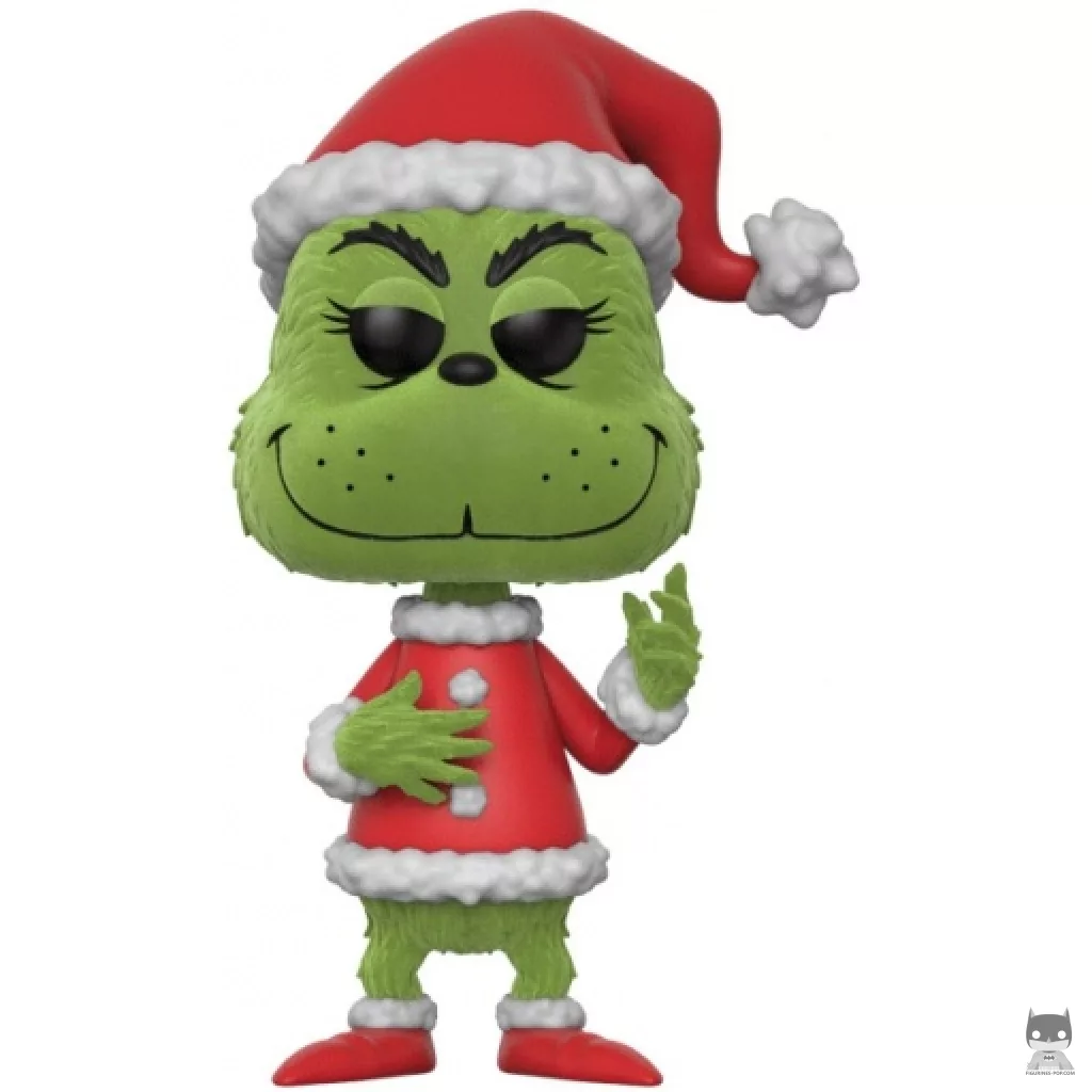 Figurine Funko POP Le Grinch en Père Noël (Flocked) (Dr. Seuss)