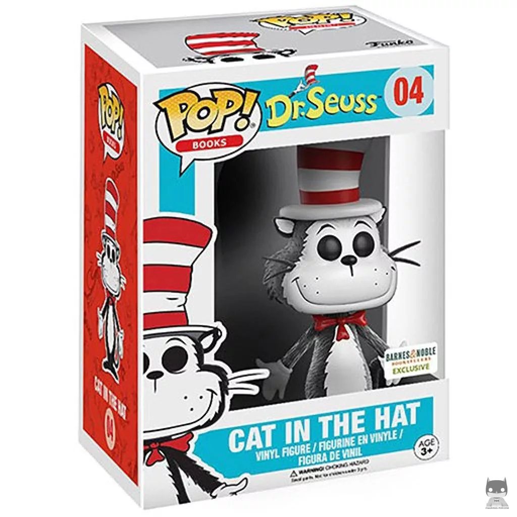 Figurine Funko POP Le Chat Chapeauté (Flocked) avec boîte