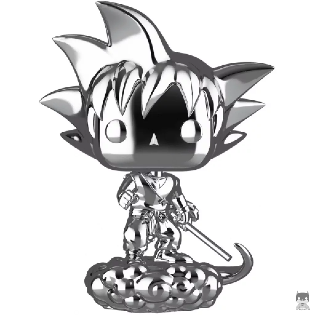 Figurine Funko POP Goku avec Nuage Magique (Chrome Argent) (Dragon Ball (DB))