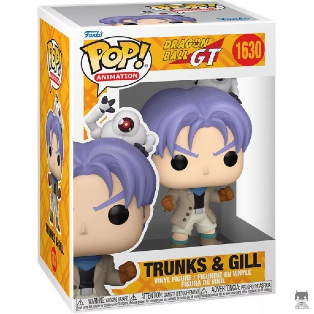 Figurine Funko POP Trunks & Giru avec boîte