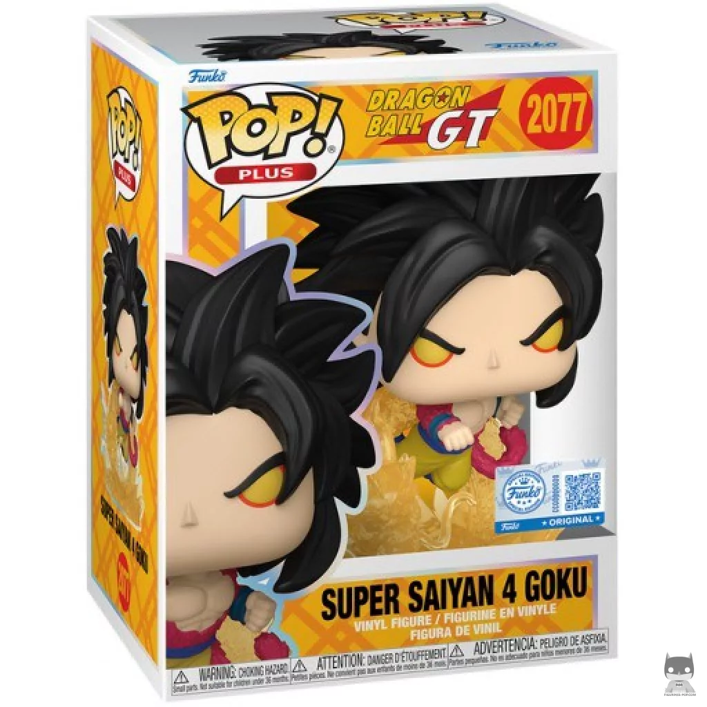 Figurine Funko POP Son Goku Super Saiyan 4 avec boîte