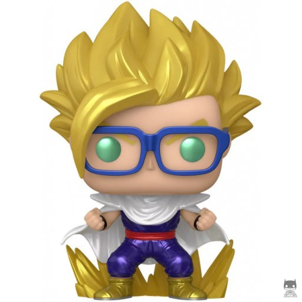 Figurine Funko POP Super Saiyan Gohan avec Cape (Chase & Metallic) (Dragon Ball Super (DBS))