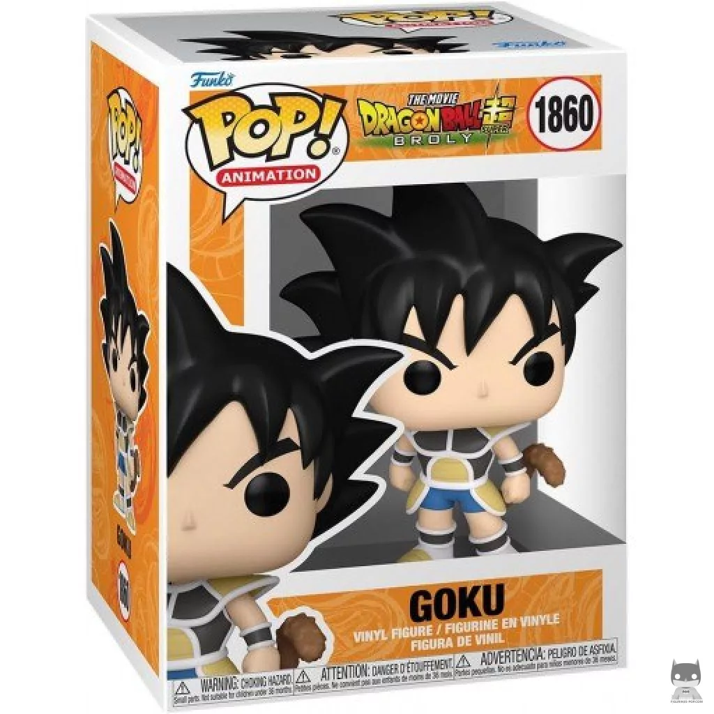Figurine Funko POP Goku Enfant en Tenue de Saiyan avec boîte