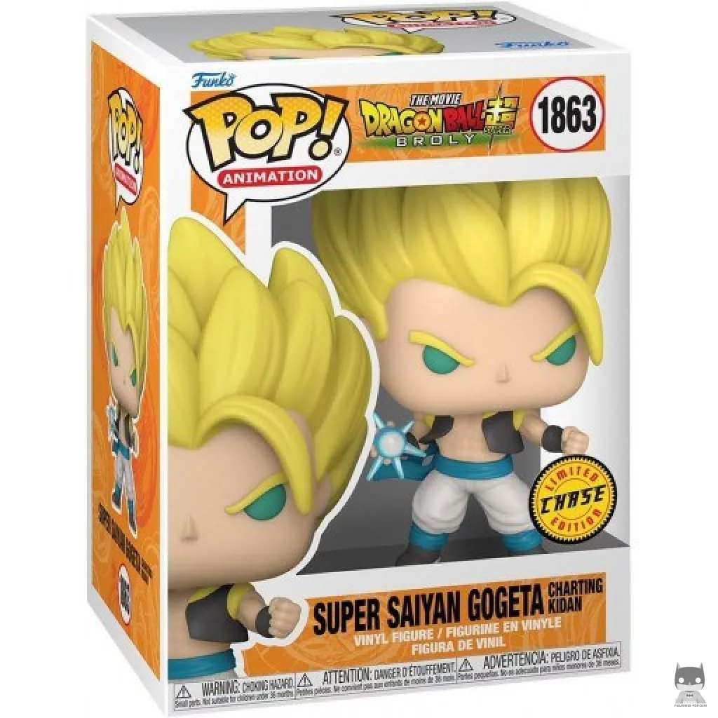 Figurine Funko POP Gogeta Super Saiyan (Chase) avec boîte