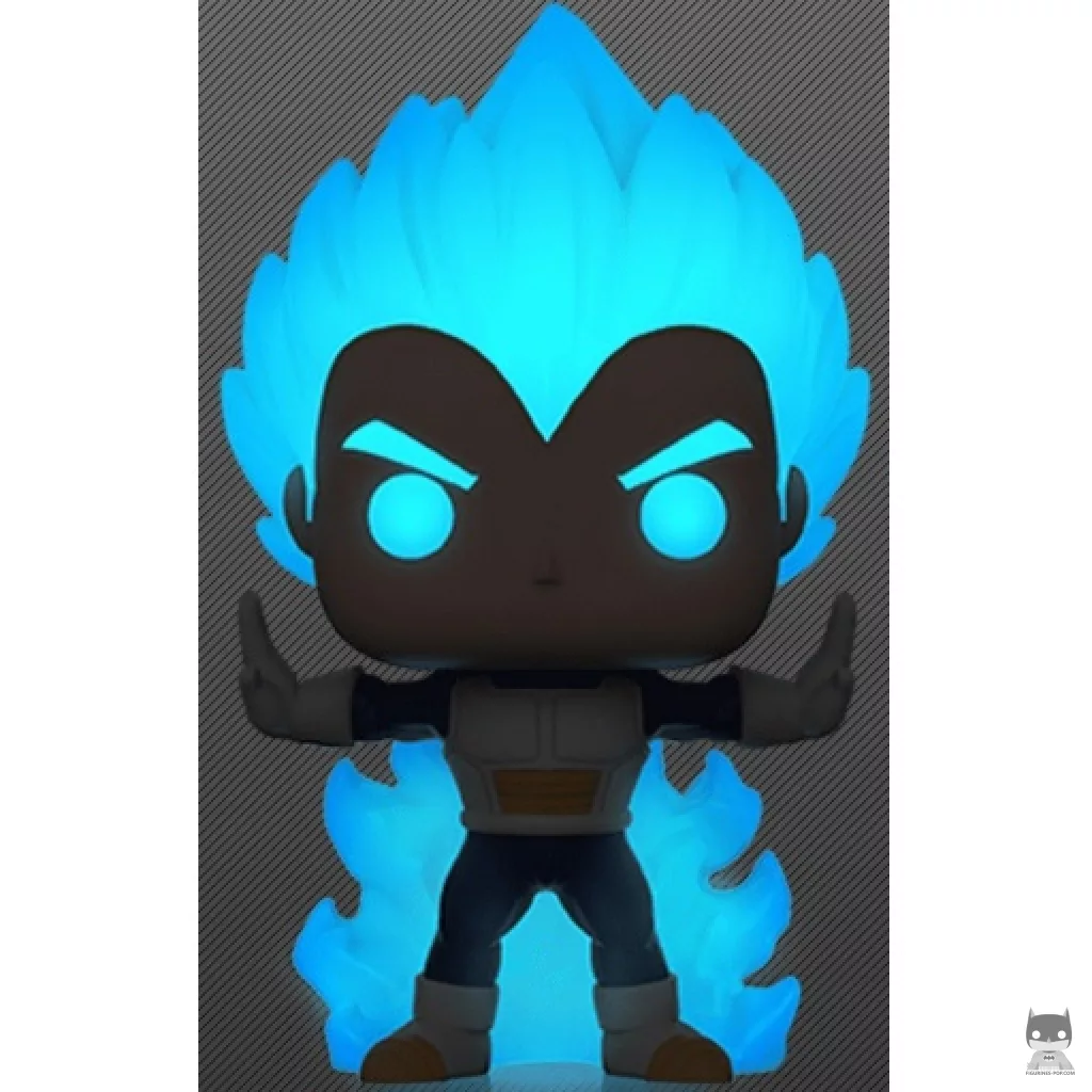 Figurine Funko POP Vegeta Mise sous Tension (Glow in the Dark) (Dragon Ball Super (DBS))