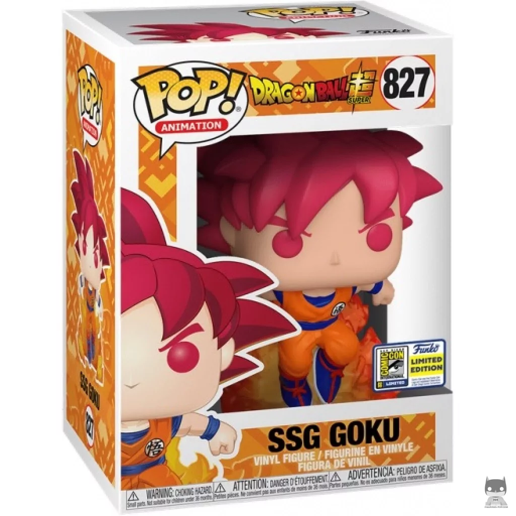 Figurine Funko POP SSG Goku avec boîte