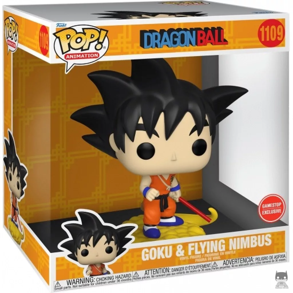 Figurine Funko POP Goku sur le Nuage Magique (Supersized) avec boîte