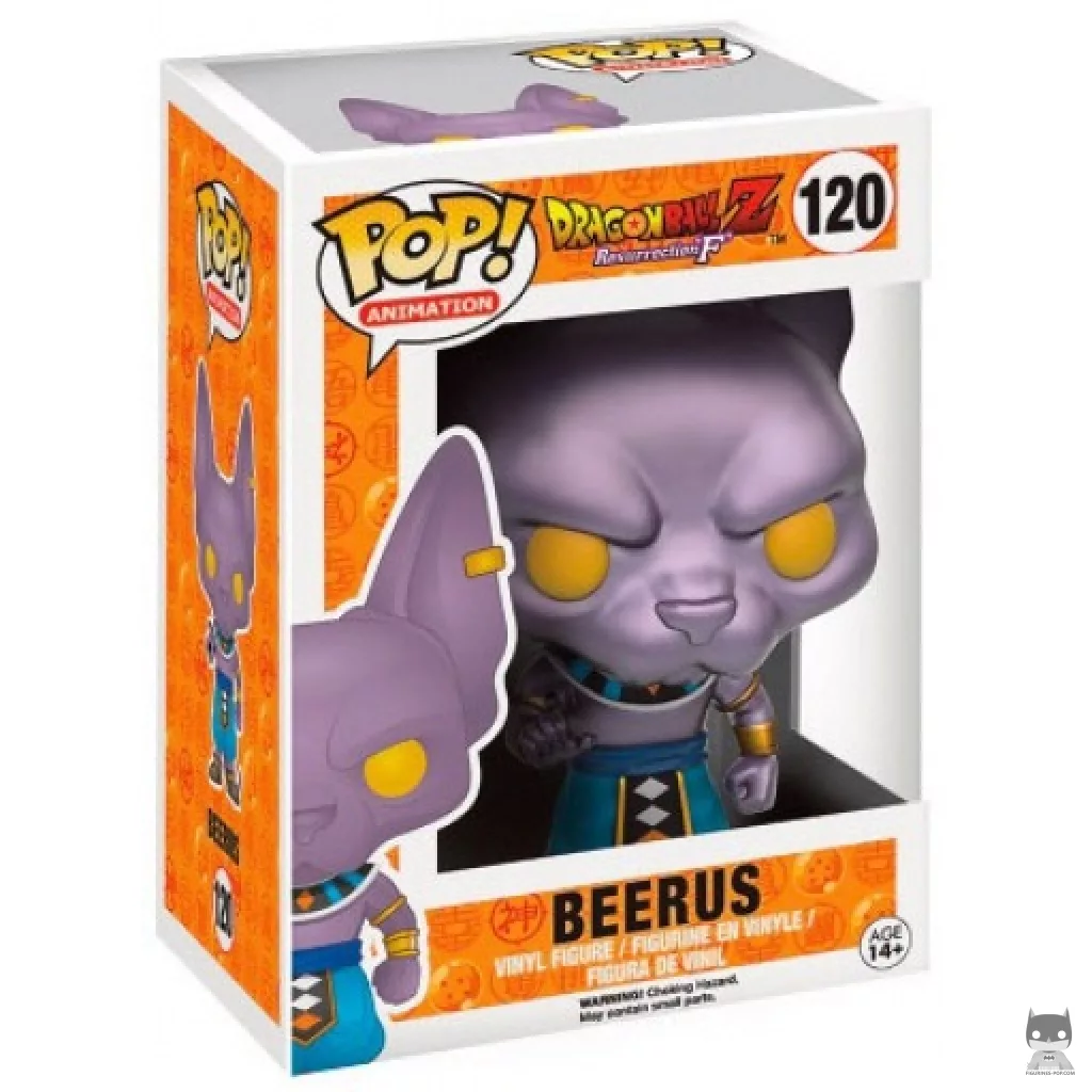 Figurine Funko POP Beerus (Metallic) avec boîte
