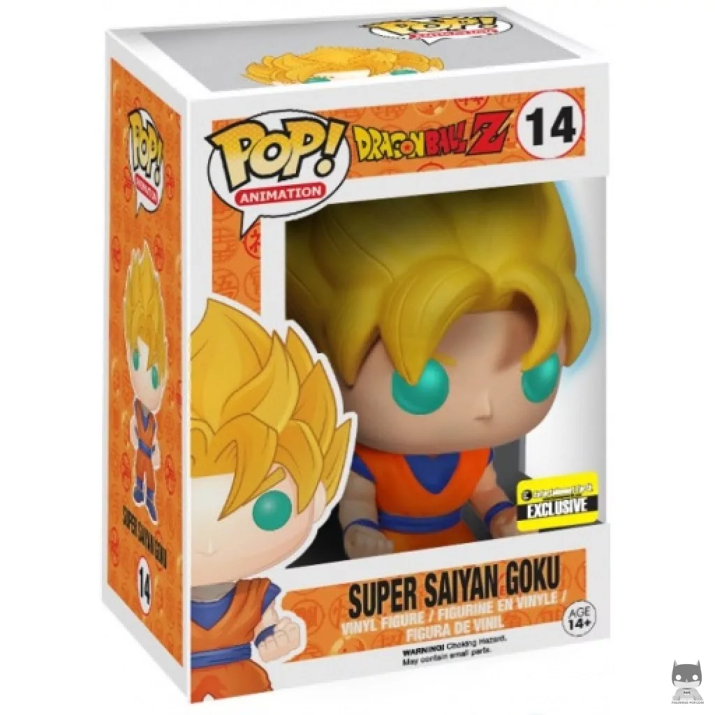 Figurine Funko POP Super Saiyan Goku (Glow in the Dark) avec boîte