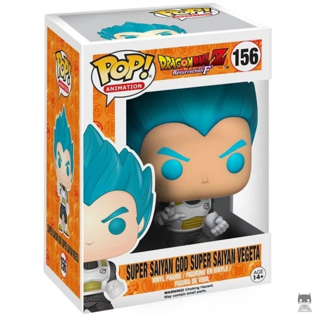 Figurine Funko POP Super Saiyan God Super Saiyan Vegeta avec boîte