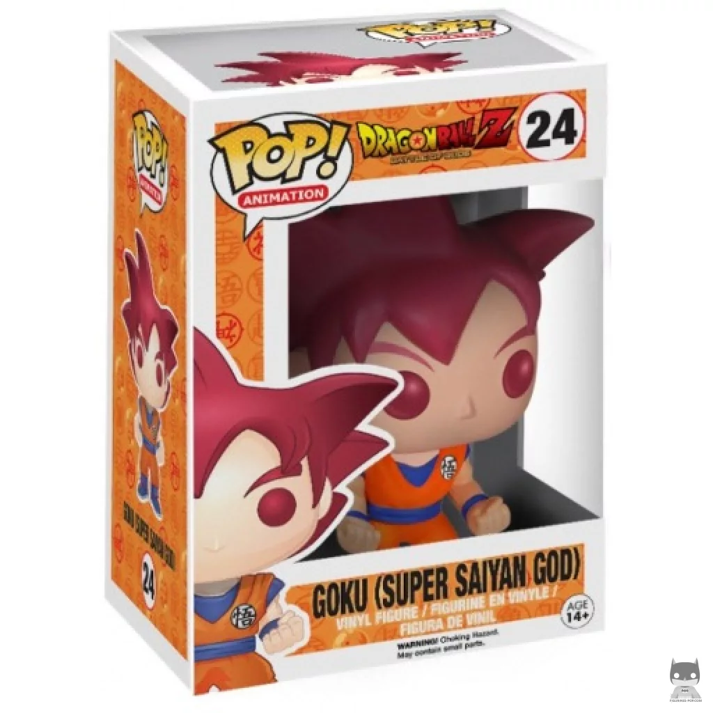Figurine Funko POP Goku Super Saiyan God avec boîte