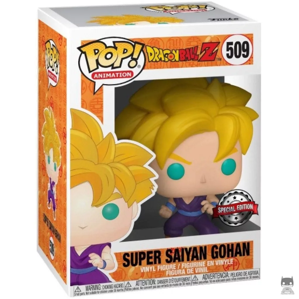 Figurine Funko POP Super Saiyan Gohan avec boîte