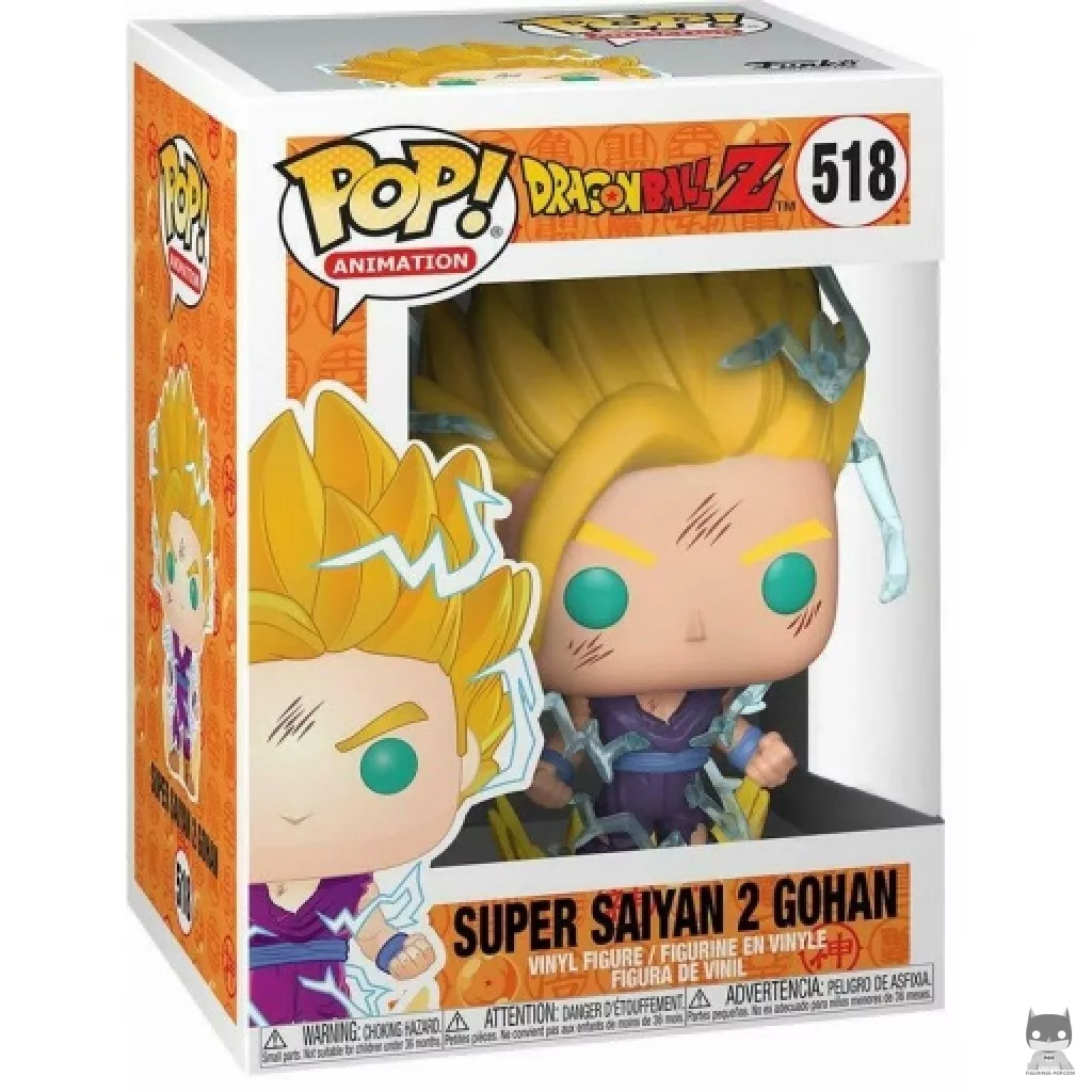 Figurine Funko POP Super Saiyan 2 Gohan avec boîte