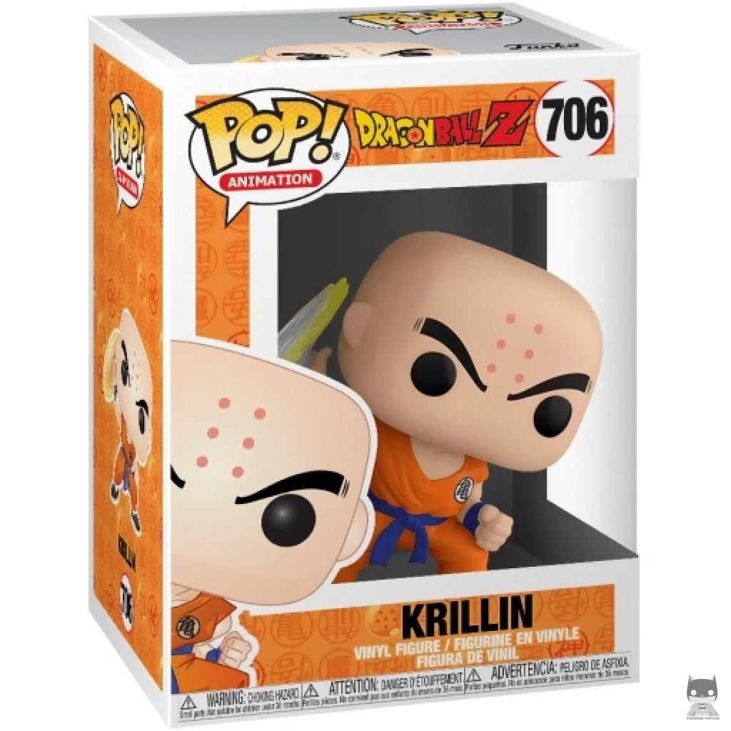 Figurine Funko POP Krillin avec Disque de la Destruction avec boîte