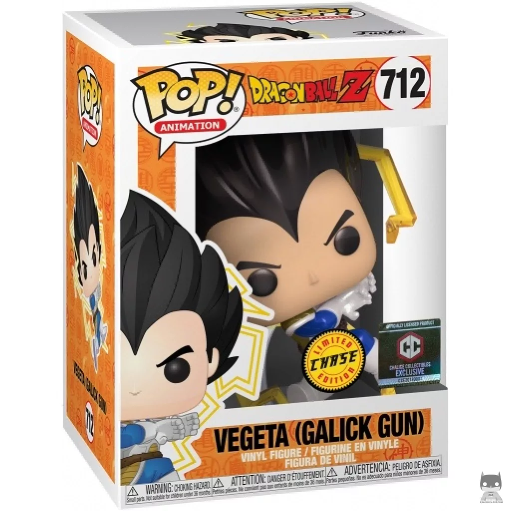 Figurine Funko POP Vegeta Galick Gun (Chase & Metallic) avec boîte