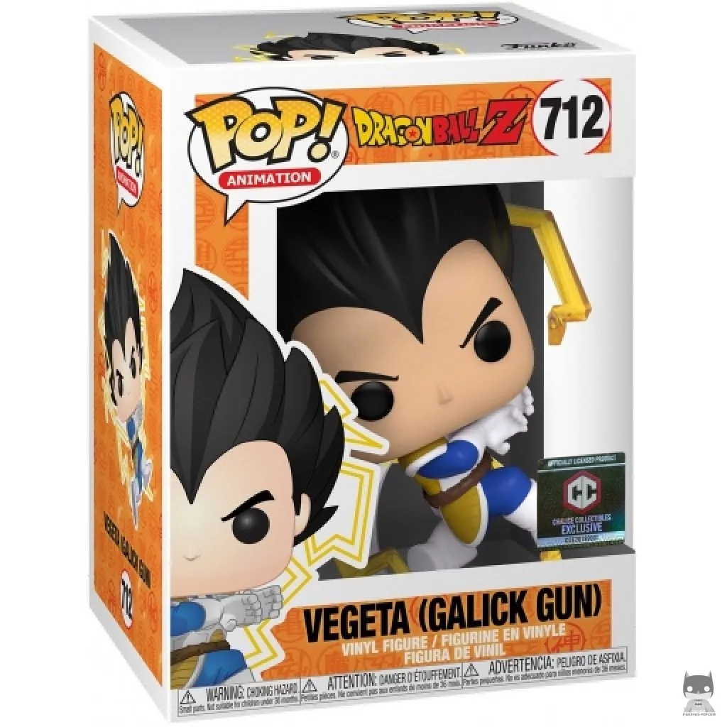 Figurine Funko POP Vegeta Galick Gun avec boîte