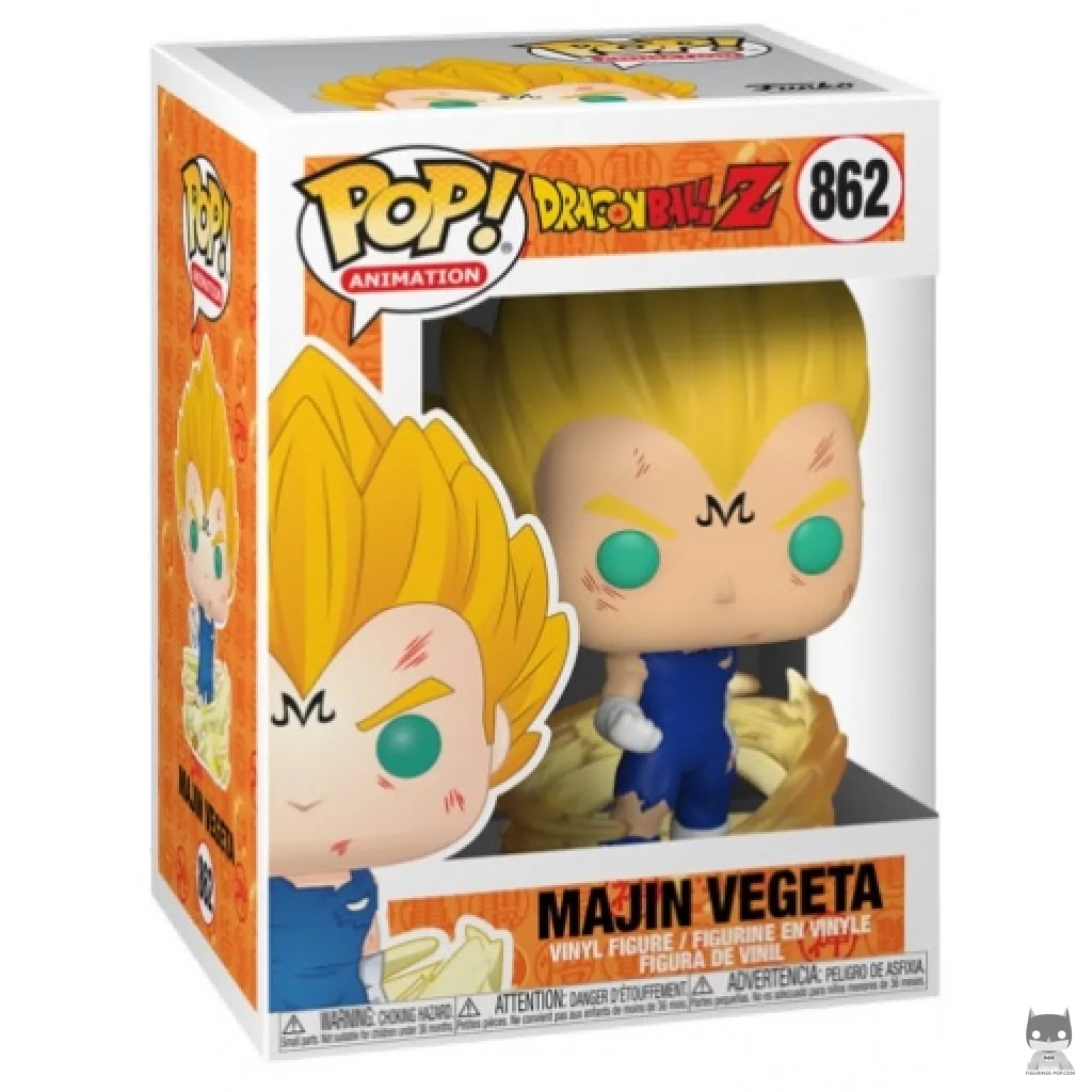 Figurine Funko POP Majin Vegeta avec boîte