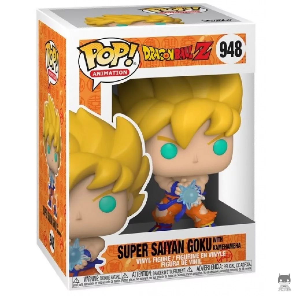Figurine Funko POP Super Saiyan Goku avec Kamehameha avec boîte