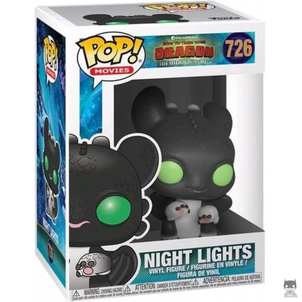 Figurine Funko POP Night Lights (Noir) avec boîte