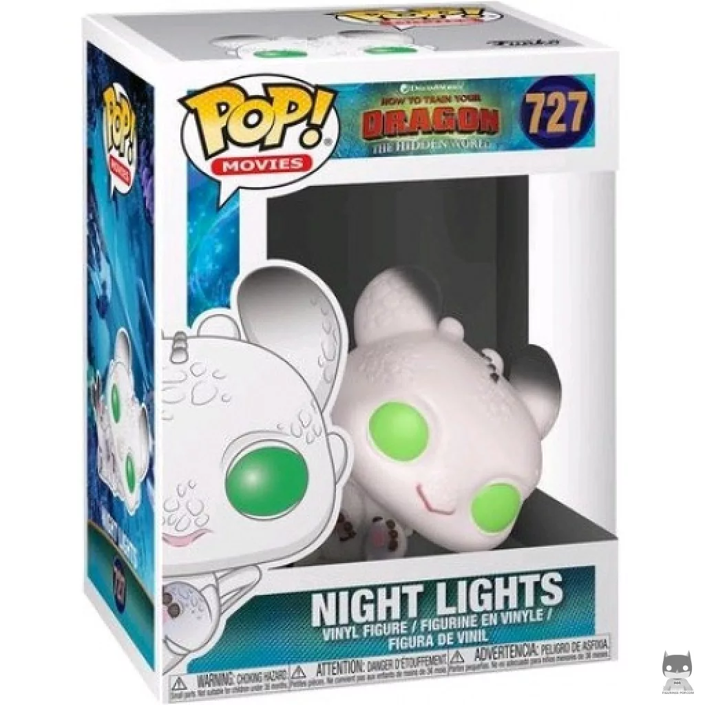 Figurine Funko POP Night Lights (Blanc) avec boîte