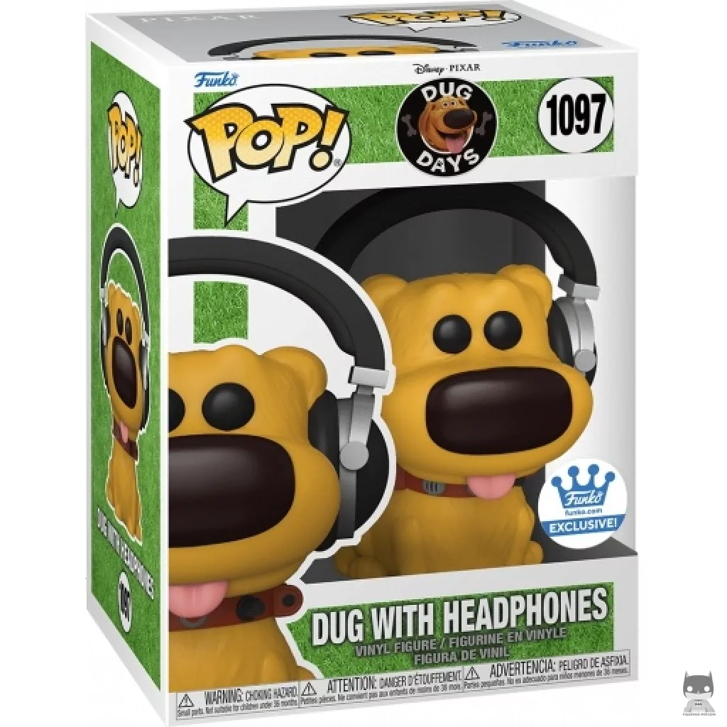 Figurine Funko POP Dug avec Casque avec boîte