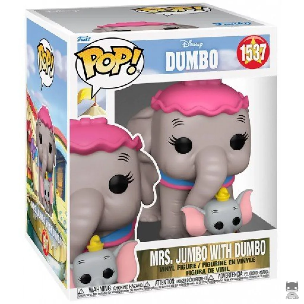 Figurine Funko POP Mme Jumbo & Dumbo (SuperSized) avec boîte