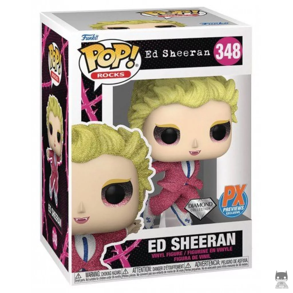 Figurine Funko POP Ed Sheeran (Bad Habits) (Diamond Glitter) avec boîte