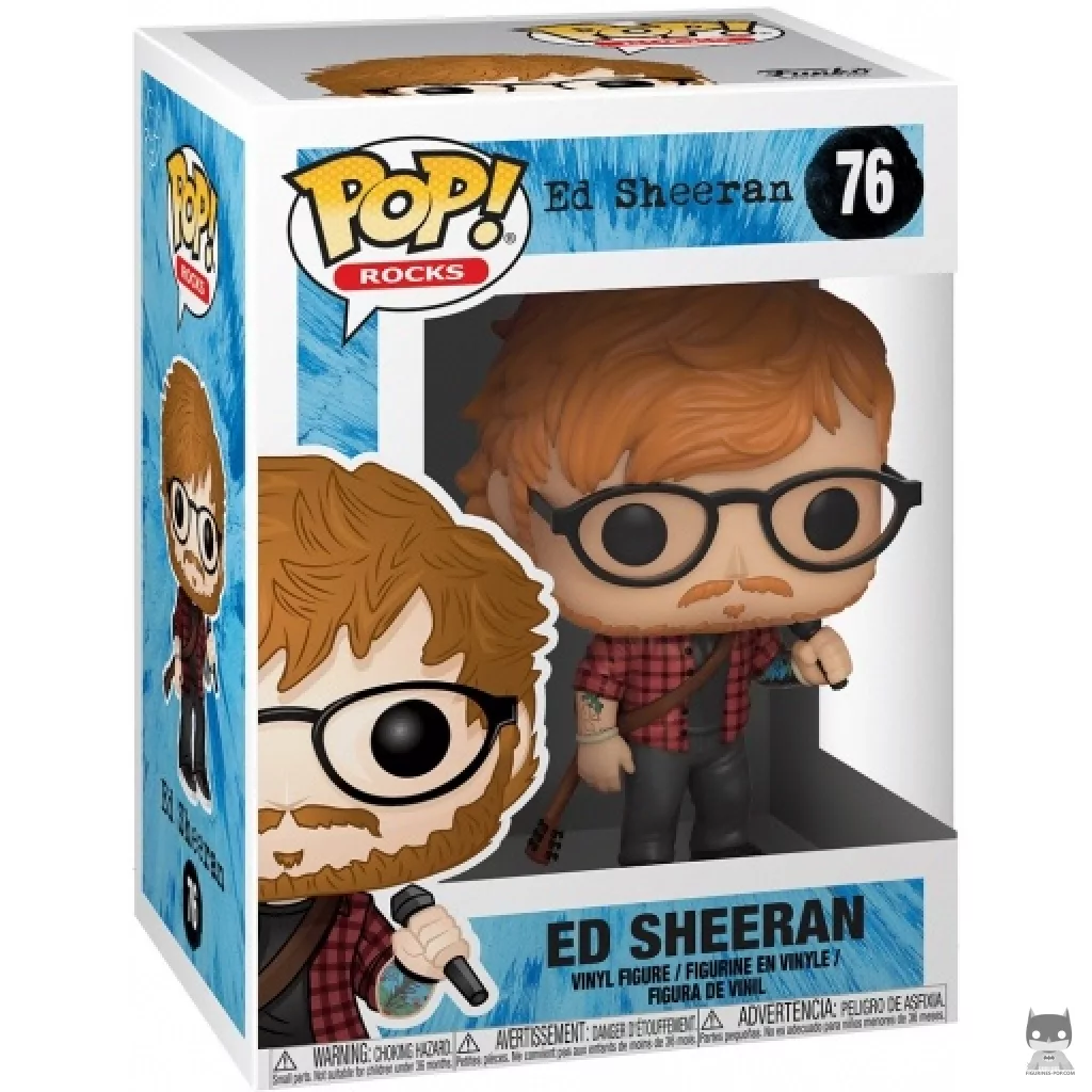 Figurine Funko POP Ed Sheeran avec boîte