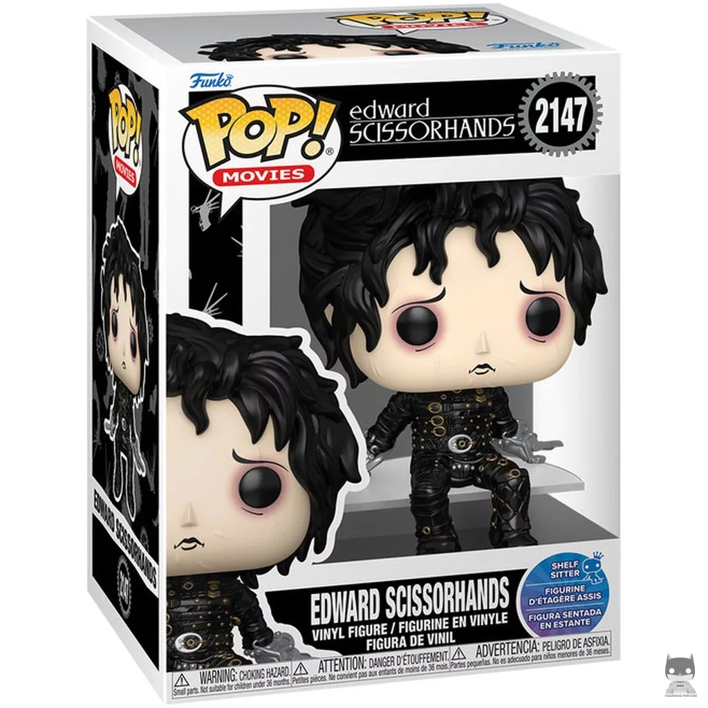 Figurine Funko POP Edward aux mains d'argent avec boîte