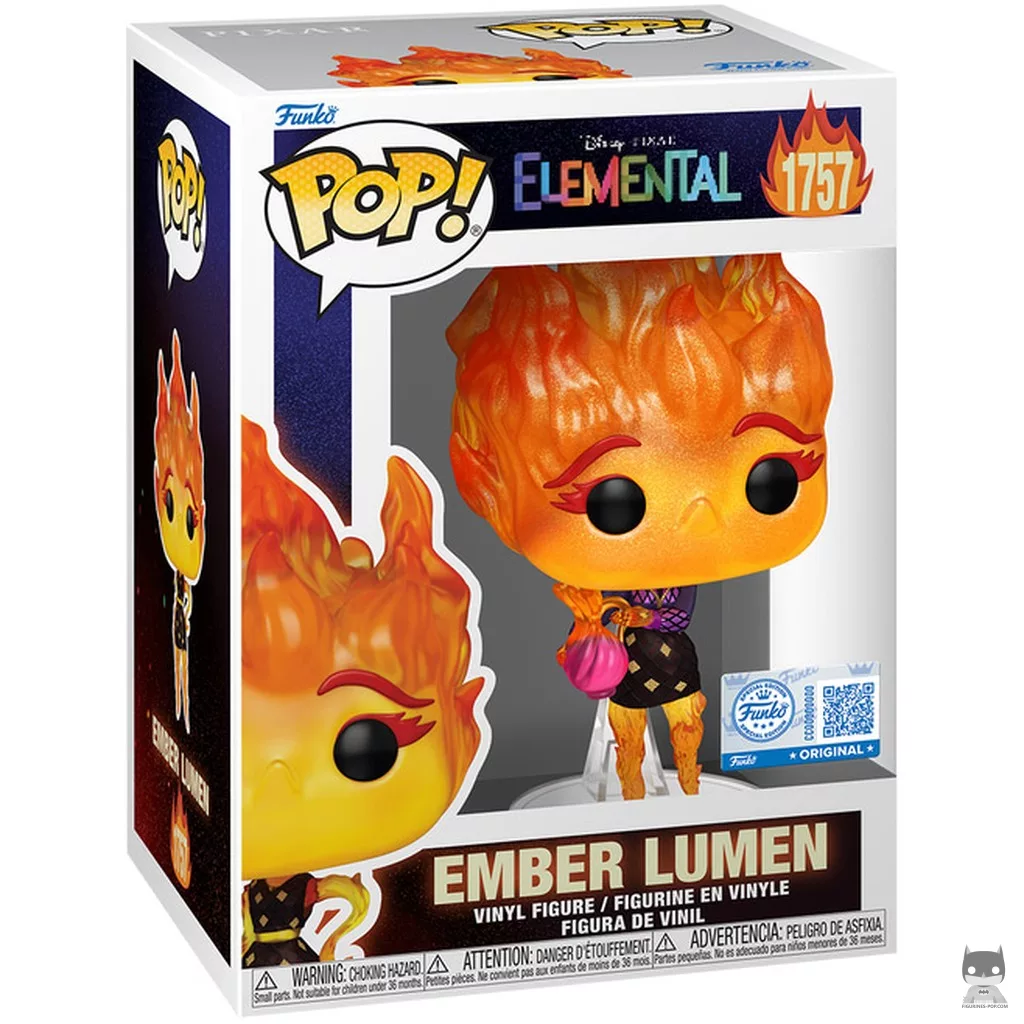 Figurine Funko POP Flam Lumen (Chase & Glitter) avec boîte