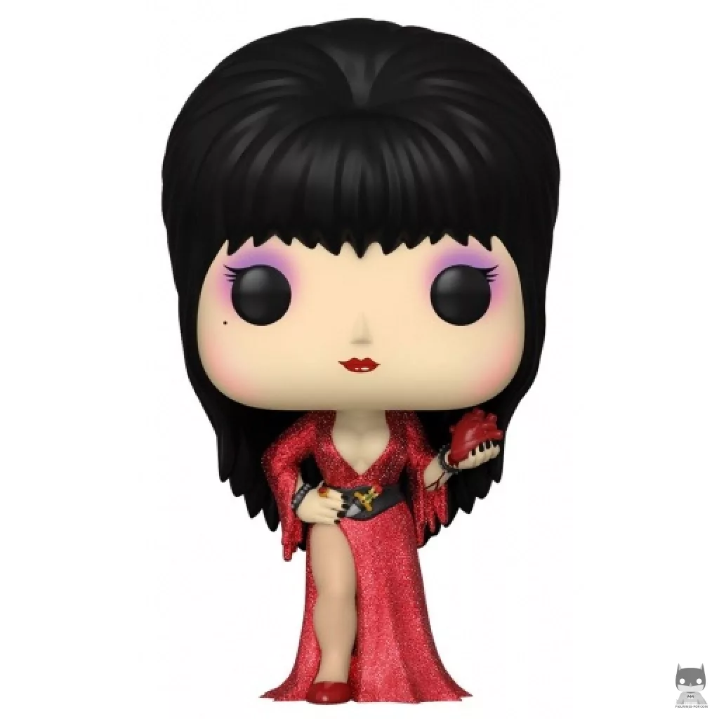 Figurine Funko POP Elvira Maîtresse des Ténèbres (Diamond Glitter) (Elvira, Maîtresse des Ténèbres)
