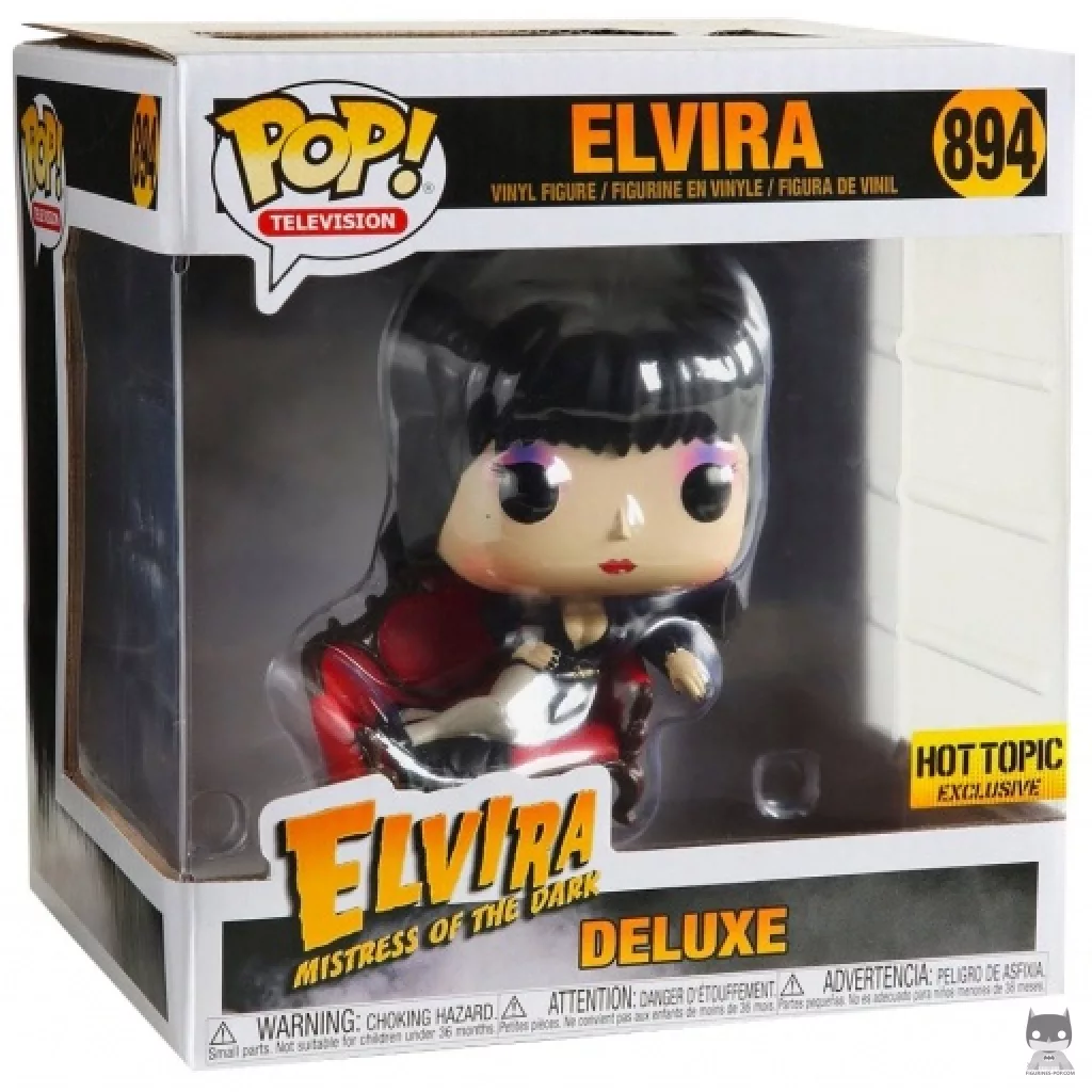 Figurine Funko POP Elvira Maîtresse des Ténèbres (Deluxe) avec boîte