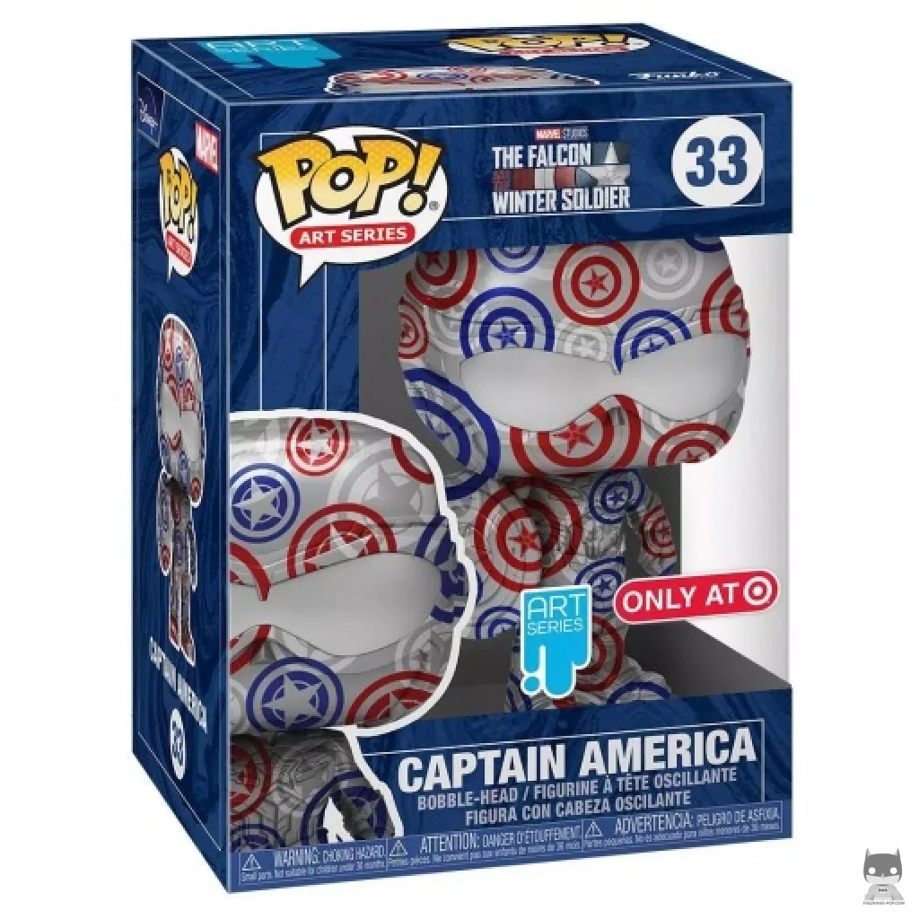 Figurine Funko POP Captain America avec boîte