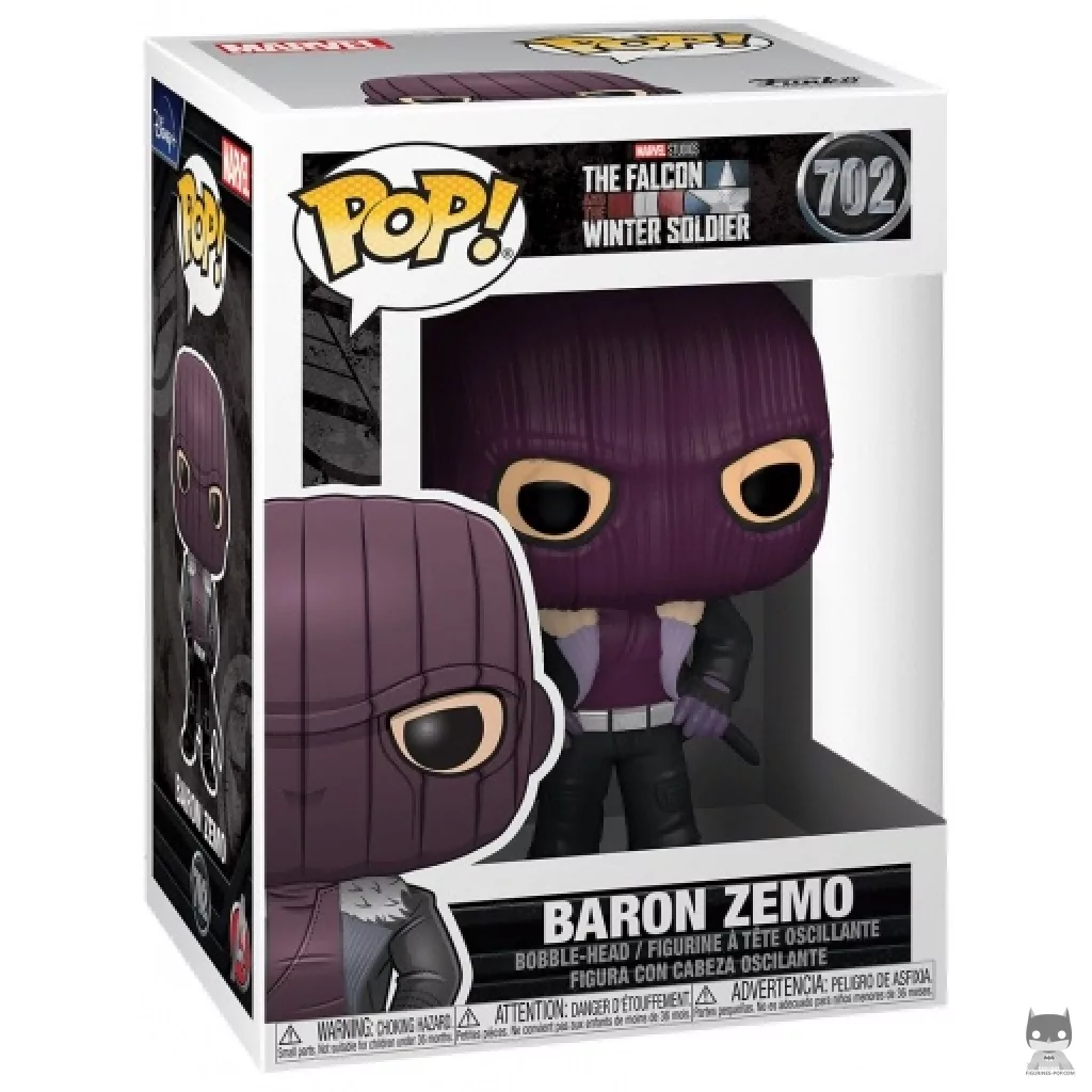Figurine Funko POP Baron Zemo avec boîte