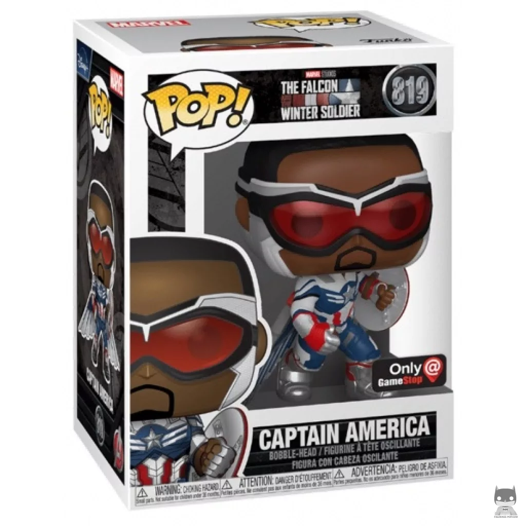 Figurine Funko POP Captain America avec boîte