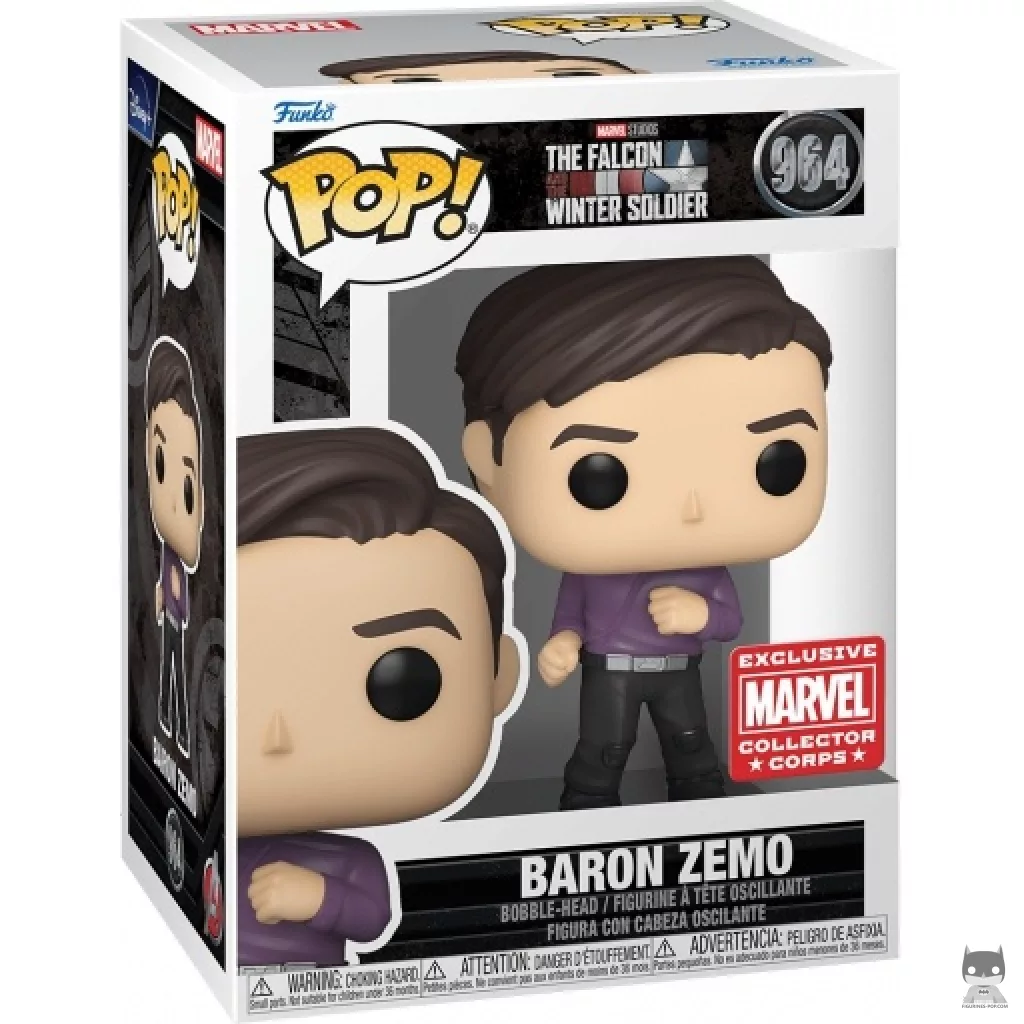 Figurine Funko POP Baron Zemo avec boîte