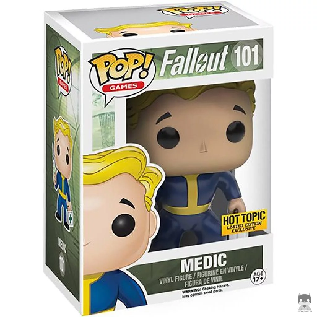 Figurine Funko POP Vault Boy (Perk Medic) avec boîte