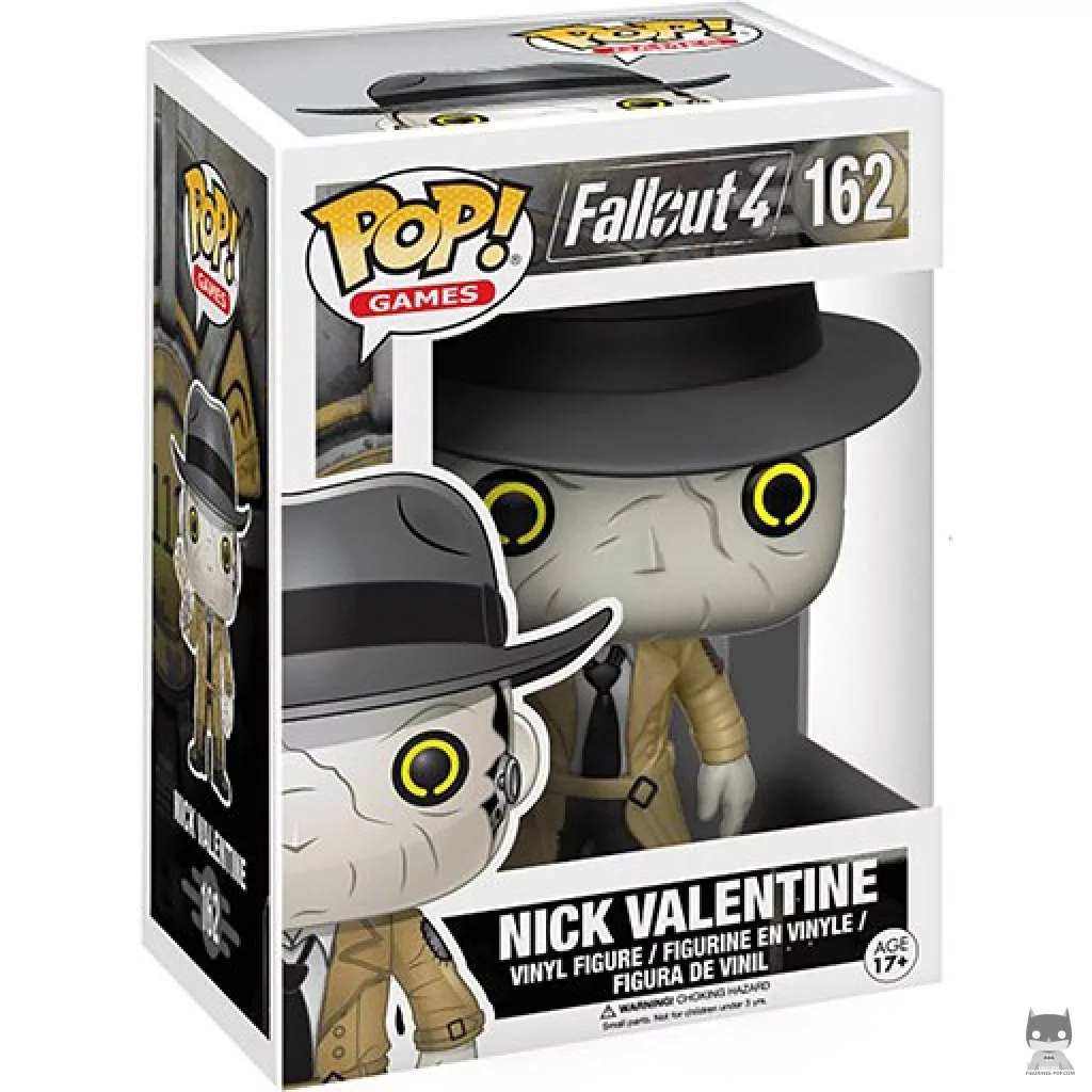 Figurine Funko POP Nick Valentine avec boîte