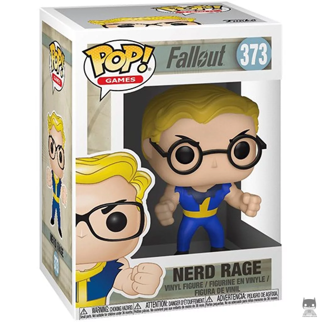 Figurine Funko POP Vault Boy (Nerd Rage) avec boîte