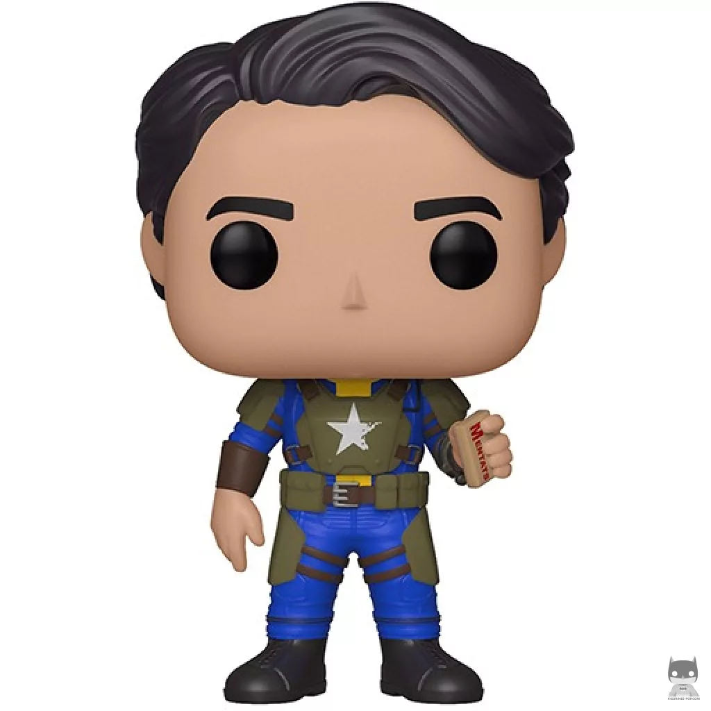 Figurine Funko POP Vault Dweller (Homme) (avec la boîte de Mentats) (Fallout)