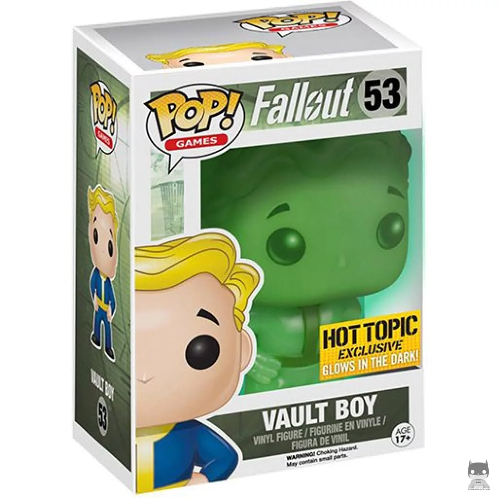 Figurine Funko POP Vault Boy (Vert) avec boîte
