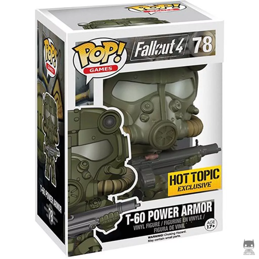 Figurine Funko POP T-60 Power Armor (Vert) avec boîte